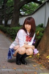 azuma_hikari blouse dgc_0885 kneesocks pleated_skirt school_uniform skirt sweater_vest rating:Safe score:2 user:nil!