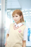 blouse cosplay kanda_midori misaka_mikoto school_uniform sweater_vest to_aru_kagaku_no_railgun rating:Safe score:0 user:xkaras