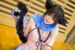 animal_ears atty boa cat_ears cosplay detached_sleeves dress heterochromia kaieda_kae necklace paw_gloves sekien_no_inganock tail rating:Safe score:1 user:pixymisa