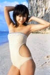 beach kosaka_yuka love_connecting_yuka one-piece_swimsuit swimsuit rating:Safe score:1 user:nil!