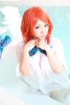 blouse cosplay higurashi_ran love_live!_school_idol_project m_vol.1 nishikino_maki pool red_hair school_uniform wet rating:Safe score:3 user:nil!