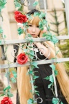 blonde_hair chii_(chobits) chobits cosplay dress hairband momoiro_merankori saku rating:Safe score:0 user:nil!