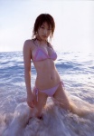 bikini cleavage kumada_youko ocean side-tie_bikini swimsuit trap! wet rating:Safe score:0 user:nil!