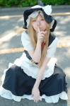 apron blonde_hair blouse cosplay kirisame_marisa skirt touhou vest witch_hat yuuga rating:Safe score:1 user:nil!