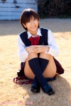 blouse costume kizuki_jui kneesocks pleated_skirt school_uniform skirt sweater_vest rating:Safe score:0 user:nil!