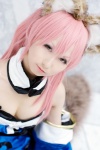 animal_ears caster cleavage cosplay detached_sleeves dress fate/extra fate/series fox_ears fox_tail pink_hair seri rating:Safe score:0 user:pixymisa