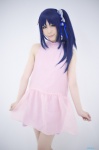 blue_hair cosplay dress hiradaira_chisaki nagi_no_asukara pantyhose shaa sheer_legwear side_ponytail rating:Safe score:1 user:nil!