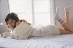 bed dress socks sugihara_anri sweater_dress vanilla rating:Safe score:1 user:nil!
