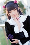 asae_ayato bows cosplay dress flowers gokou_ruri hairband ore_no_imouto_ga_konna_ni_kawaii_wake_ga_nai purple_hair red_eyes rating:Safe score:3 user:pixymisa