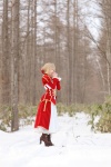 blonde_hair boots braid cosplay dress fate/series fate/stay_night kamui_arisa red_moon saber rating:Safe score:0 user:nil!