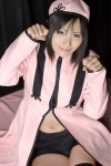 beret cardcaptor_sakura cosplay kinomoto_sakura midriff open_coat suzukaze_yuuki thighhighs rating:Safe score:0 user:nil!