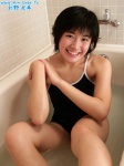 bathroom bathtub one-piece_swimsuit sugino_mitsuki swimsuit wet rating:Safe score:0 user:nil!