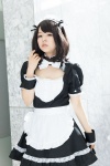 apron collar cosplay hairband ichinomiya_kanna maid maid_uniform original wristband rating:Safe score:0 user:pixymisa