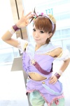 bloomers cosplay dress futami_ami hairband idolmaster maruko pantyhose sheer_legwear wristband rating:Safe score:1 user:pixymisa