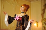 beatrice braid choker cosplay gown orange_hair saku umineko_no_naku_koro_ni rating:Safe score:0 user:nil!