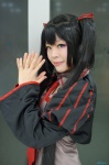 blouse cosplay hairbows pleated_skirt skirt tie twintails vocaloid wasami zatsune_miku rating:Safe score:0 user:nil!