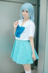 blouse blue_hair cosplay i.o.n loose_socks pleated_skirt school_uniform shii skirt socks tsuburagi_ion rating:Safe score:1 user:nil!