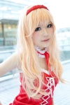 blonde_hair choker cosplay dress hairband macross macross_frontier renta sheryl_nome rating:Safe score:0 user:pixymisa