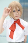 blonde_hair blouse cosplay kazuha pleated_skirt school_uniform skirt starry_sky yahisa_tsukiko rating:Safe score:0 user:nil!
