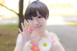 aisu cosplay dress flowers sleeveless s/mileage wada_ayaka_(cosplay) rating:Safe score:0 user:pixymisa