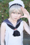 cosplay kantai_collection mahiru sailor_dress sailor_hat white_hair z1_leberecht_maass_(kantai_collection) rating:Safe score:0 user:nil!