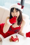 bow cake dress gloves koyomi santa_costume stocking_cap rating:Safe score:0 user:pixymisa