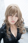 blonde_hair bodysuit cleavage cosplay hiiragi_mayon kiryuu_moeka steins;gate rating:Safe score:3 user:pixymisa