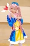 cosplay dress maron_(qma) pink_hair quiz_magic_academy thighhighs wand zero_inch rating:Safe score:0 user:nil!