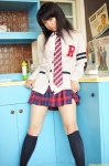 blouse cardigan dgc_0986 kneesocks naitoh_mirei pleated_skirt school_uniform skirt tie rating:Safe score:0 user:nil!