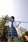 blouse broom koike_rina pleated_skirt school_uniform skirt tie ys_web_352 rating:Safe score:1 user:nil!