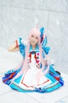 apron cosplay dress gloves hairbow pink_hair tagme_character tagme_series twintails yuzu rating:Safe score:0 user:nil!
