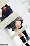 blouse bookbag costume girlz_high kneesocks pleated_skirt school_uniform skirt suenaga_yoshiko sweater_vest rating:Safe score:1 user:nil!