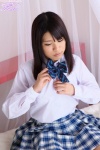 bed blouse jouno_sae pleated_skirt school_uniform skirt rating:Safe score:0 user:nil!