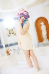 amatsuka_miyu bathroom bathtub cosplay hairbow patchouli_knowledge purple_hair touhou towel wet rating:Safe score:4 user:nil!