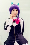 aquarion_evol blouse bowtie cosplay hairbow petticoat purple_hair rimo skirt suzushiro_mikono rating:Safe score:0 user:pixymisa