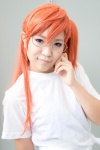 ano_natsu_de_matteru cosplay glasses kuroi_anmitsu orange_hair takatsuki_ichika tshirt rating:Safe score:0 user:pixymisa