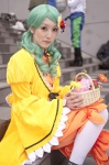 aqua_hair babydoll bloomers blouse cosplay hiyoko kanaria_(rosen_maiden) pantyhose rozen_maiden twintails rating:Safe score:0 user:nil!