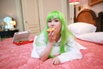 bed cc coa code_geass cosplay dress_shirt green_hair rating:Safe score:0 user:nil!