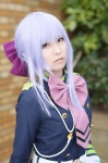 cosplay dress gloves hairbow hiiragi_shinoa military_uniform nagisa_mark-02 owari_no_seraph purple_hair rating:Safe score:0 user:nil!