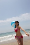 beach bikini cleavage hello_project_digital_books_80 maeda_yuuka ocean side-tie_bikini swimsuit rating:Safe score:1 user:nil!