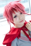 cape cosplay red_hair ruiko saki_kano school_uniform zone-00 rating:Safe score:0 user:pixymisa