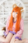 animal_ears blouse cosplay horo orange_hair saku saku_to_koshinryo_horo spice_and_wolf tail wolf_ears rating:Safe score:1 user:nil!