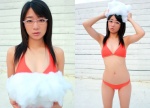 bikini cleavage enjoy_play glasses swimsuit tokito_ami rating:Safe score:1 user:nil!