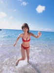 beach bikini cleavage ocean swimsuit wet yasuda_misako ys_web_080 rating:Safe score:1 user:nil!
