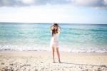 beach bikini dress ocean see-through side-tie_bikini swimsuit toro_(ii) xiuren_065 rating:Safe score:1 user:nil!