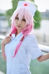 cosplay dress guilty_crown kuuta nurse nurse_cap nurse_uniform pink_hair yuzuriha_inori rating:Safe score:1 user:nil!