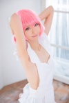 apron cosplay mike momo_velia_deviluke pink_hair shinkon_keikaku to_love-ru rating:Safe score:0 user:nil!