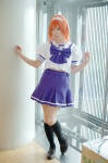 ahoge blouse cosplay hairband kimi_ga_nozomu_eien kneesocks orange_hair pleated_skirt school_uniform skirt suzumiya_akane yae_maiko rating:Safe score:1 user:nil!