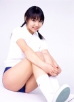 buruma gym_uniform iijima_akira kneesocks shorts tshirt twin_braids rating:Safe score:1 user:nil!