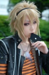 amnesia blonde_hair cosplay crossplay hairband houtou_singi jacket toma_(amnesia) tshirt rating:Safe score:0 user:nil!